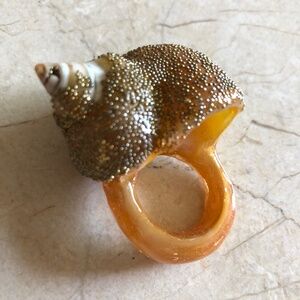 Reliquiae beaded shell ring